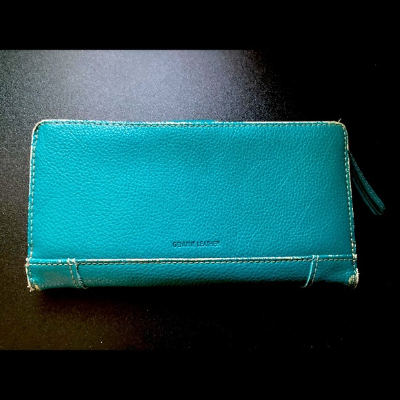 Kenneth Cole - Teal blue wallet - Picture 2 of 4